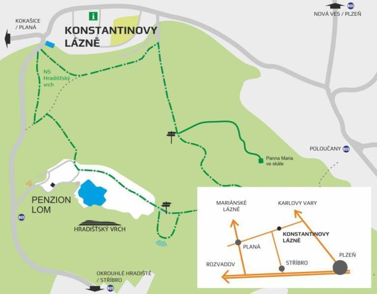 Mobilheimy Na Lomu Hotel Konstantinovy Lazne Luaran gambar
